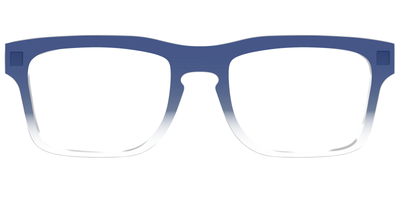 The Navy Gradient Crystal - Front Top Thumbnail - Pair Eyewear