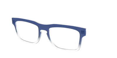 The Navy Gradient Crystal - Angle Top Thumbnail - Pair Eyewear