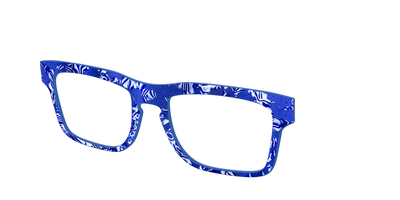 The Navy Shimmer Mosaic - Angle Top Thumbnail - Pair Eyewear