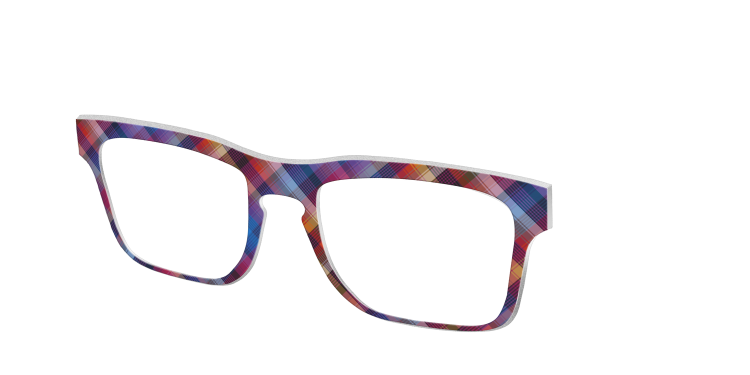 The Ombre Plaid - Angle Top Image - Pair Eyewear