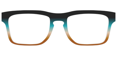 The Onyx to Rust Gradient - Front Top Thumbnail - Pair Eyewear