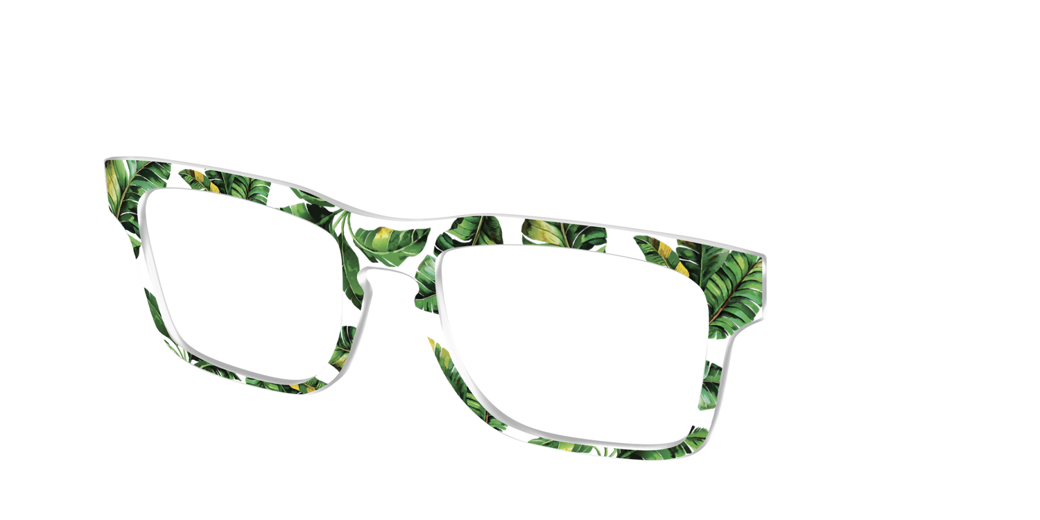 The Palm Leaves Crystal - Angle Top Image - Pair Eyewear
