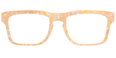 The Peach Creamsicle Pearl Marble - Front Top Thumbnail - Pair Eyewear