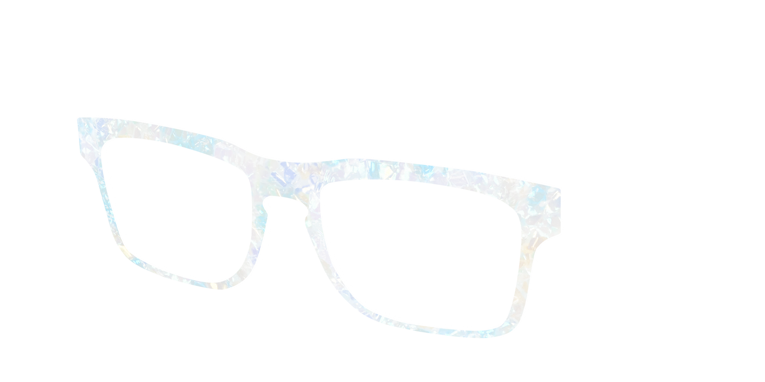 The Pearlescent Opal - Angle Top Image - Pair Eyewear