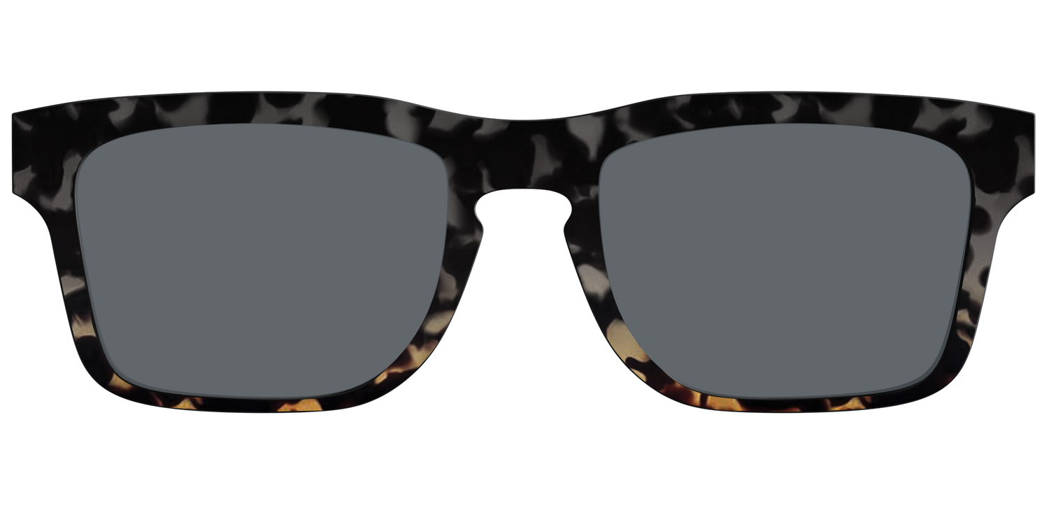 The Polarized Shadow Tortoise Sun Top - Front Top Image - Pair Eyewear