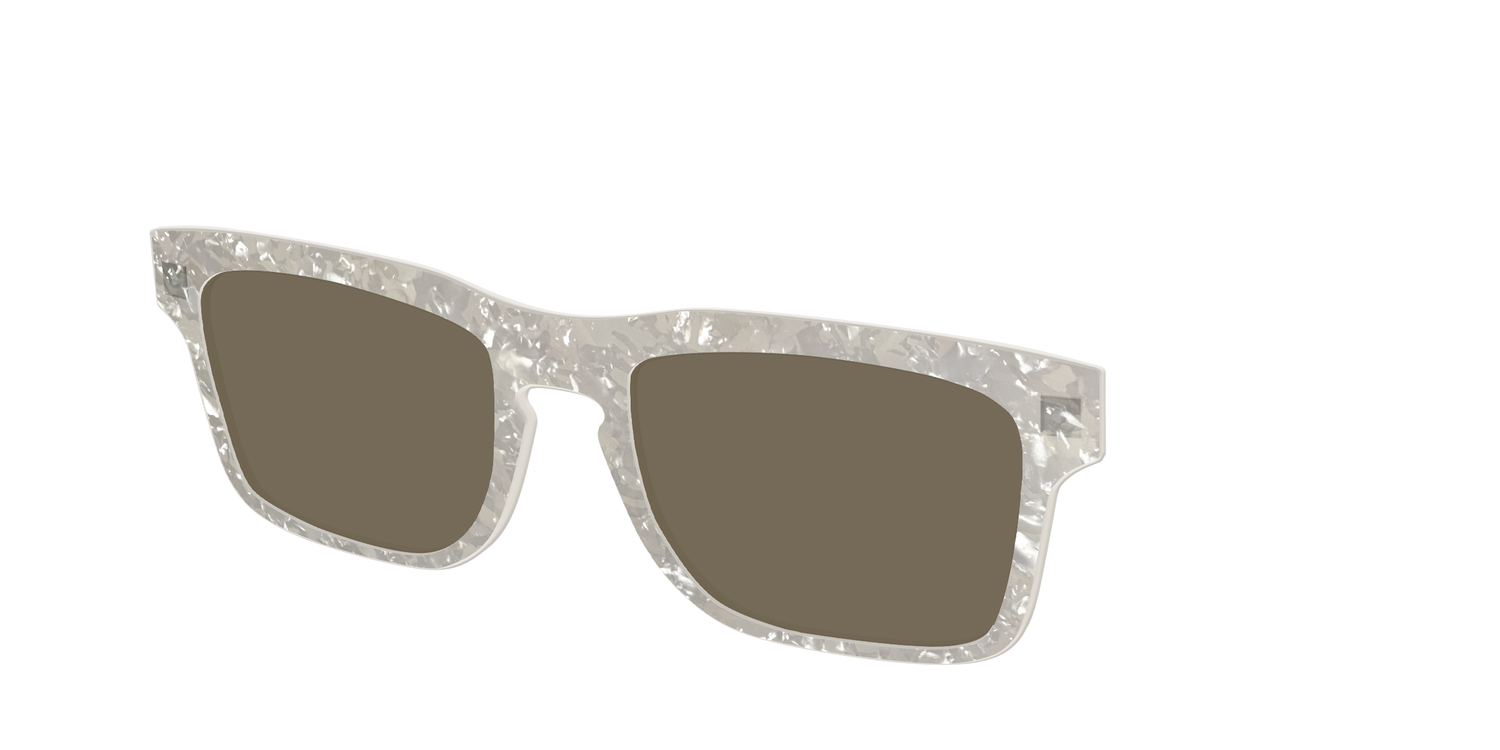 The Polarized White Quartz Pearl Sun Top - Angle Top Image - Pair Eyewear
