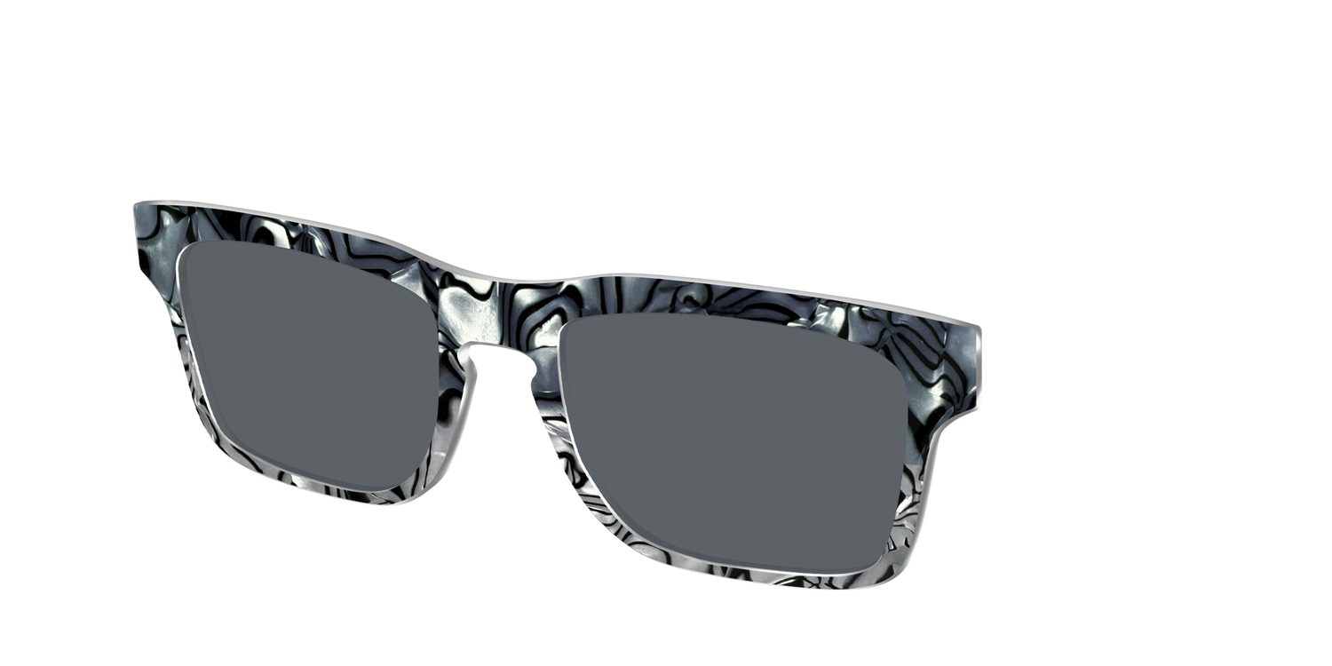 The Polarized Zebra Pearl Split Sun Top - Angle Top Image - Pair Eyewear