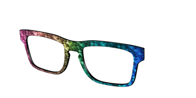 The Rainbow Prism - Angle Top Thumbnail - Pair Eyewear