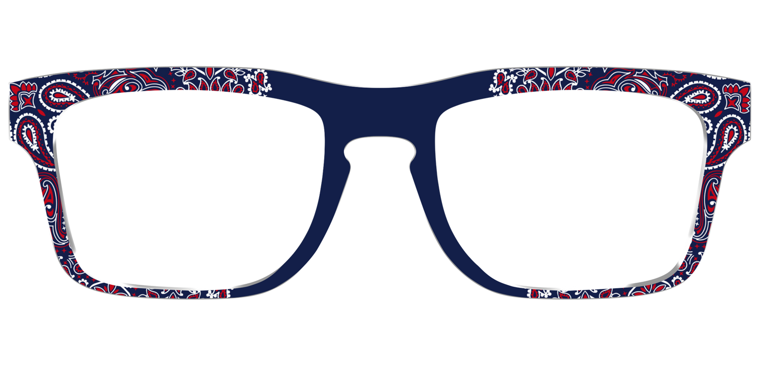 The Red White & Blue Bandana - Front Top Image - Pair Eyewear