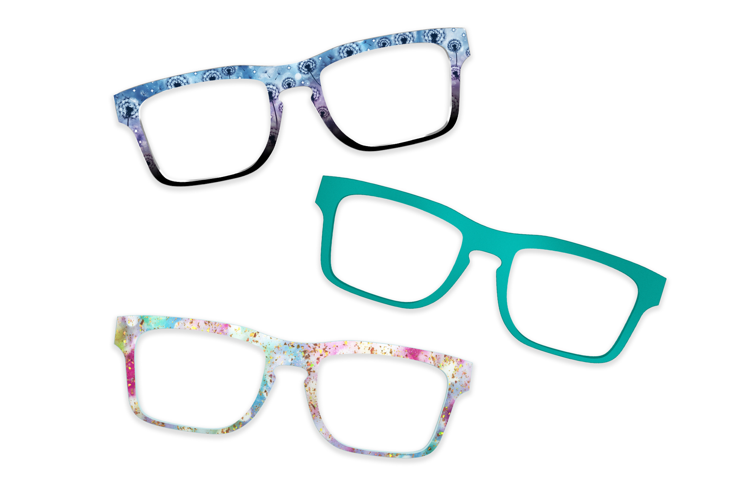 The Serene Seafoam Pairing Set - Front Top Image - Pair Eyewear