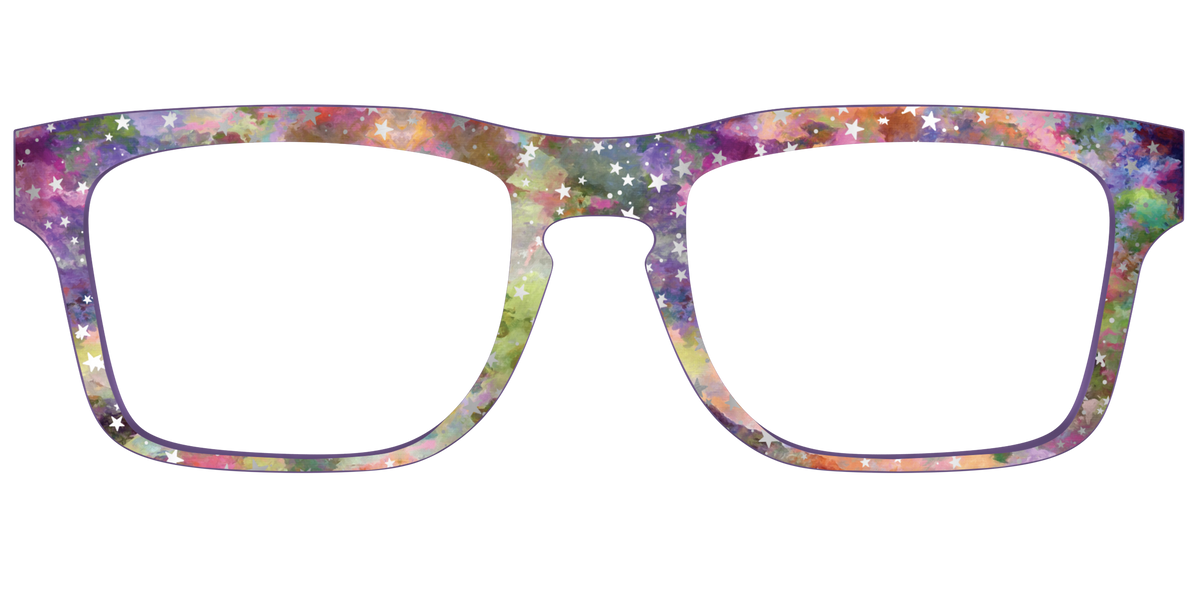 The Silver Foil Starry Sky - Front Top Image - Pair Eyewear