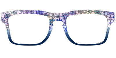 The Snowfall Stained Glass - Front Top Thumbnail - Pair Eyewear