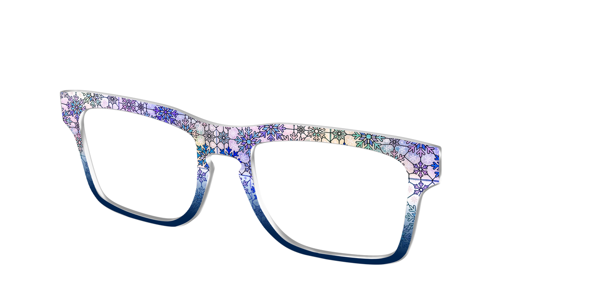 The Snowfall Stained Glass - Angle Top Image - Pair Eyewear