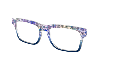 The Snowfall Stained Glass - Angle Top Thumbnail - Pair Eyewear