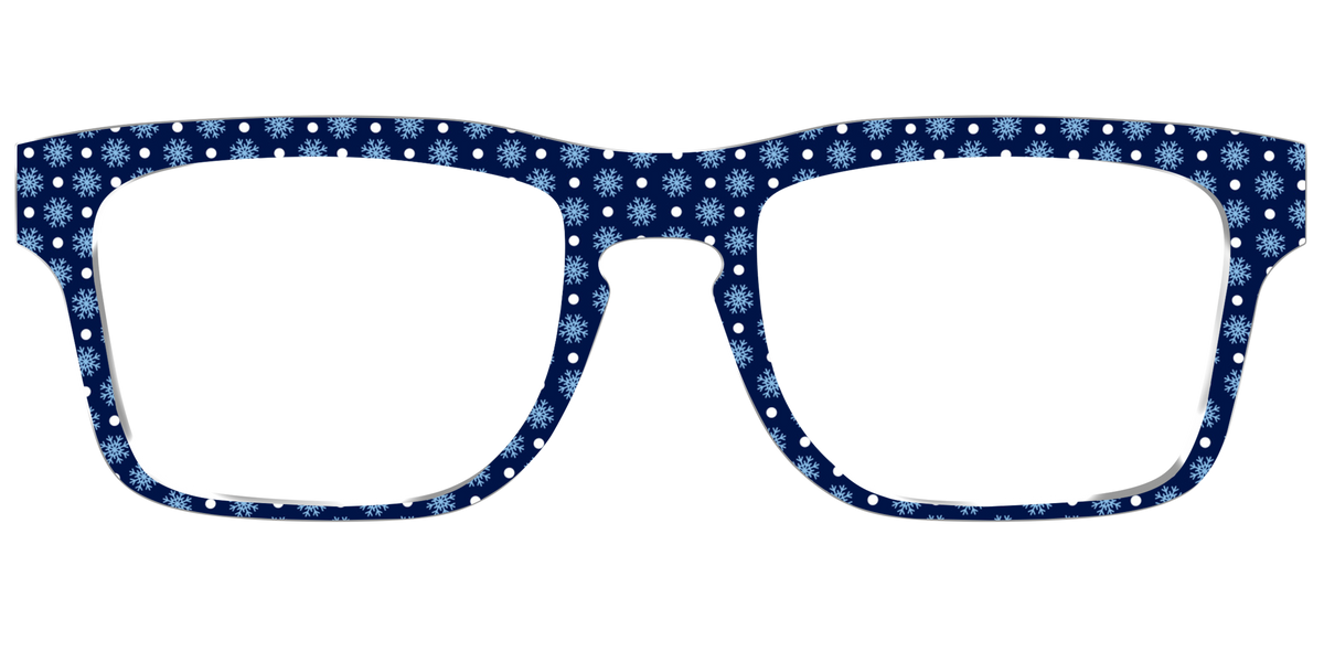The Snowflake Polka Dot - Front Top Image - Pair Eyewear