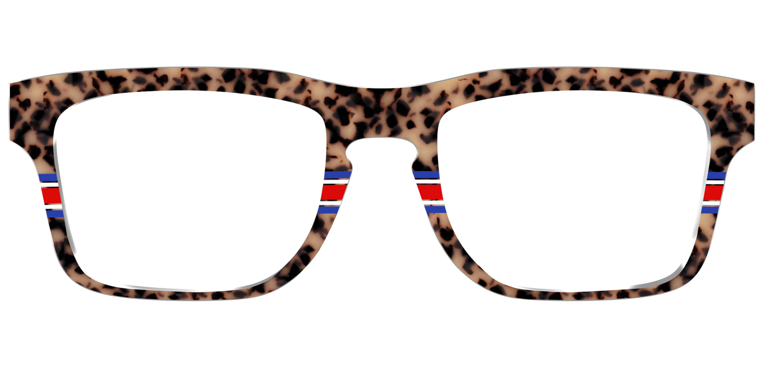 The Spirit Stripe Tortoise - Front Top Image - Pair Eyewear
