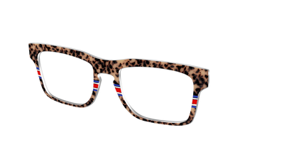 The Spirit Stripe Tortoise - Angle Top Thumbnail - Pair Eyewear