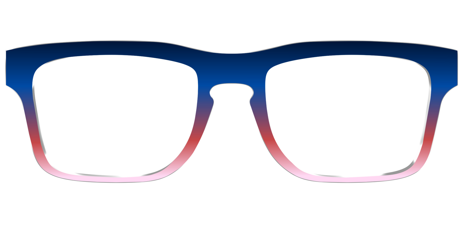 The Summer Sky Gradient - Front Top Image - Pair Eyewear