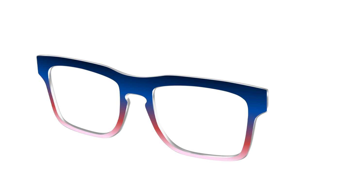 The Summer Sky Gradient - Angle Top Image - Pair Eyewear