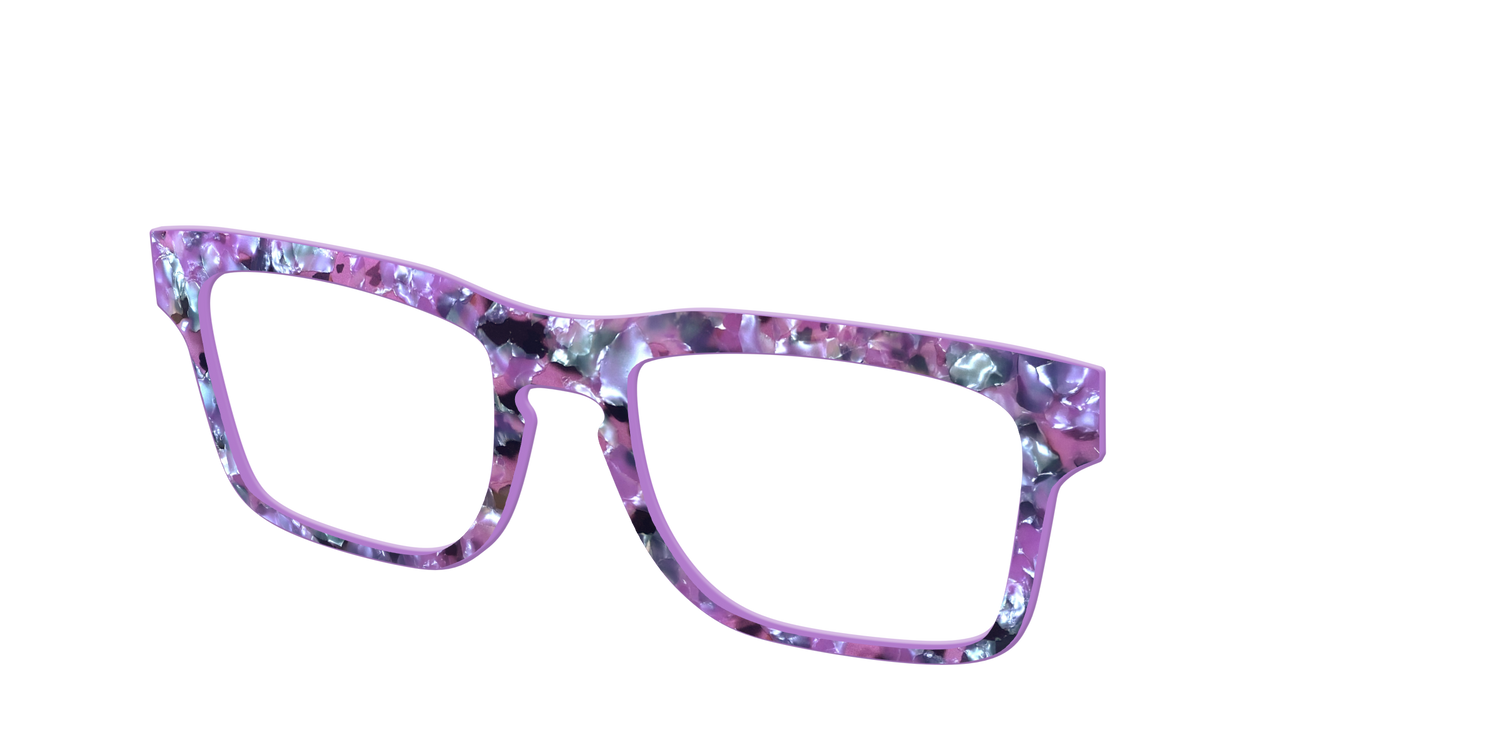 The Sunset Hibiscus Pearl Tortoise - Angle Top Image - Pair Eyewear