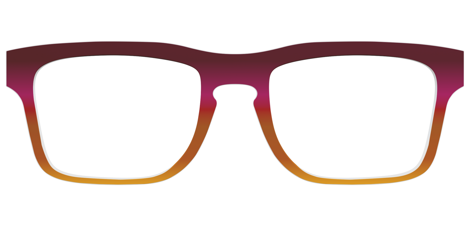 The Umber to Ochre Gradient - Front Top Image - Pair Eyewear
