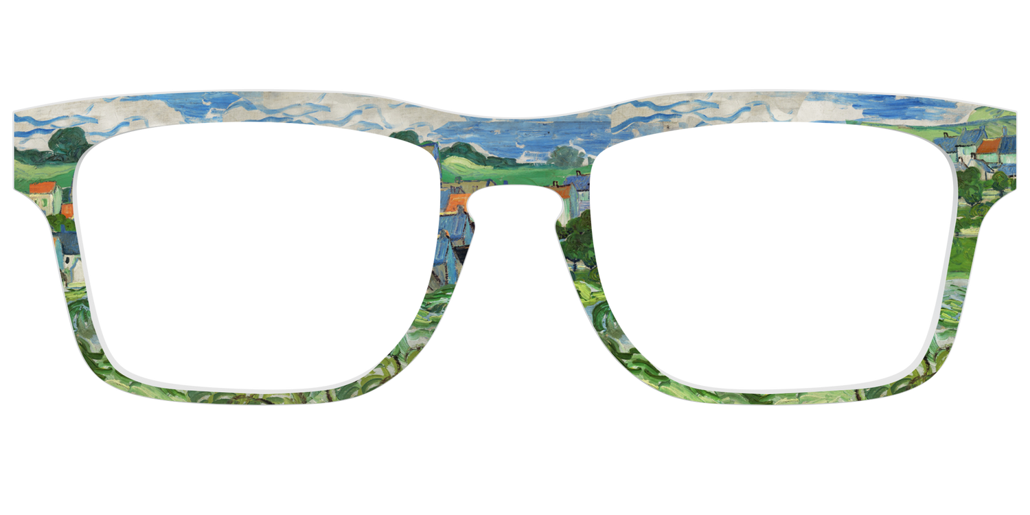 The View of Auvers-Sur-Oise - Front Top Image - Pair Eyewear
