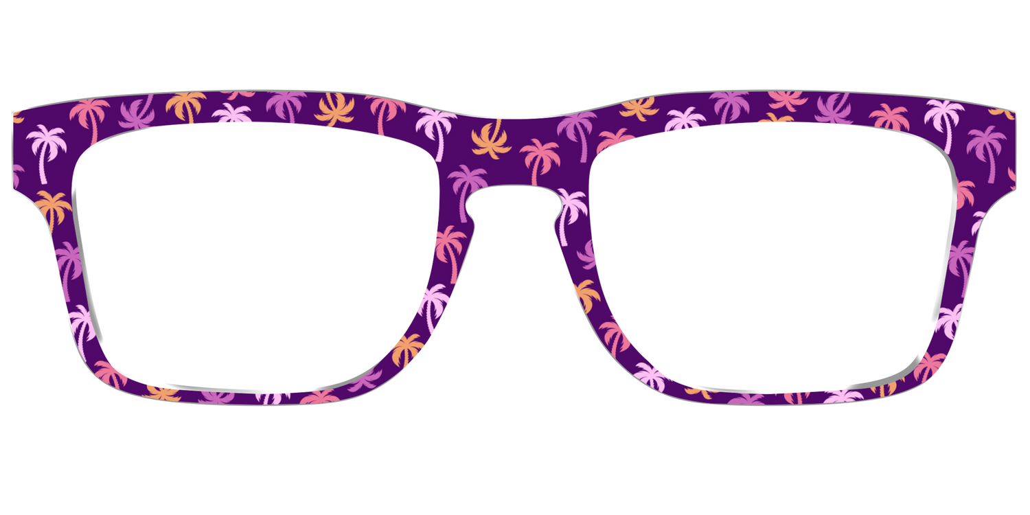 The Violet Palm Trees - Front Top Image - Pair Eyewear