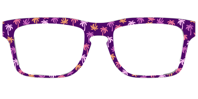 The Violet Palm Trees - Front Top Thumbnail - Pair Eyewear