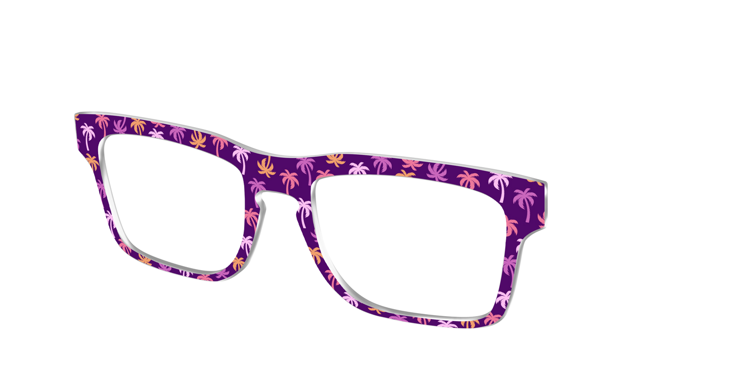The Violet Palm Trees - Angle Top Image - Pair Eyewear