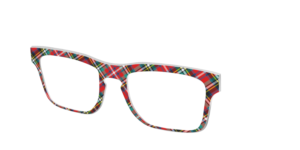 The Winter Plaid - Angle Top Image - Pair Eyewear