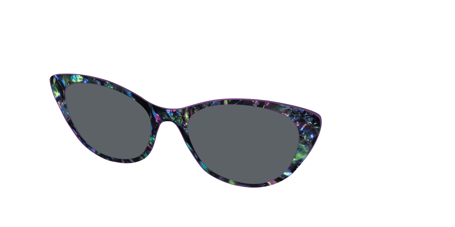 The Polarized Abalone Sun Top - Angle Top Image - Pair Eyewear