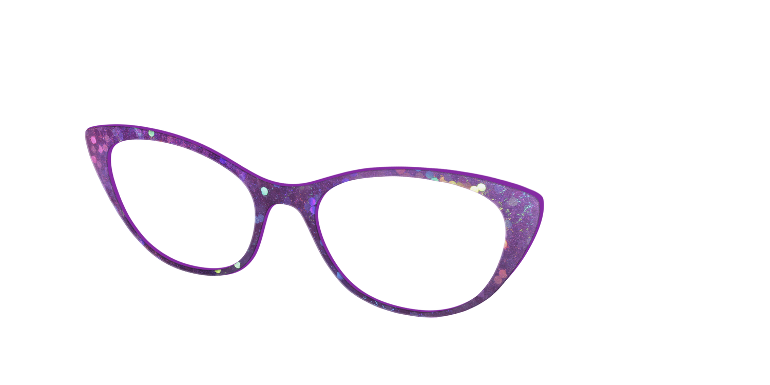 The Berry Jam Hexagons - Angle Top Image - Pair Eyewear