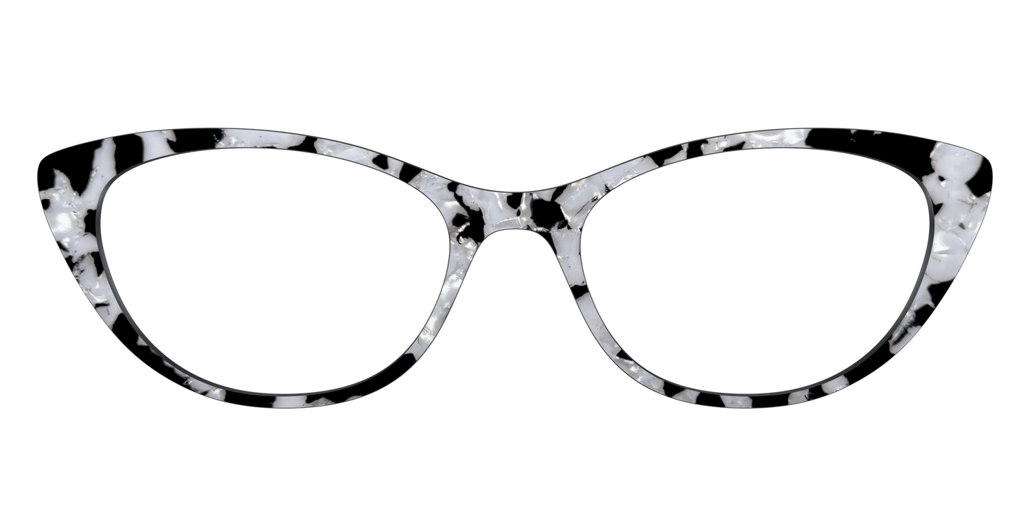 The Black & White Pearl Tortoise - Front Top Image - Pair Eyewear