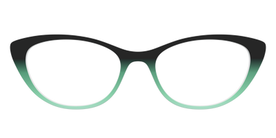The Black to Spearmint Gradient - Front Top Thumbnail - Pair Eyewear