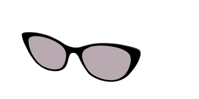 The Black with Gray Gaming Lens - Angle Top Thumbnail - Pair Eyewear