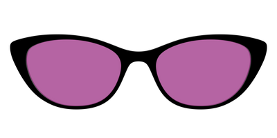 The Black with Violet Golf Lens - Front Top Thumbnail - Pair Eyewear