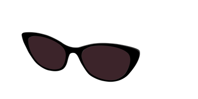 The Black with Water Lens - Angle Top Thumbnail - Pair Eyewear