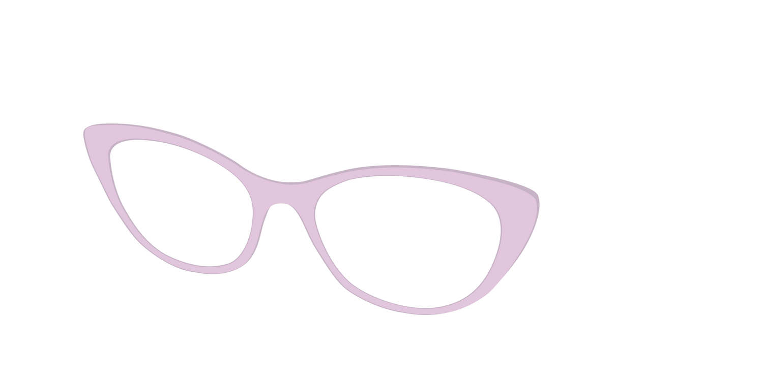 The Blush - Angle Top Image - Pair Eyewear