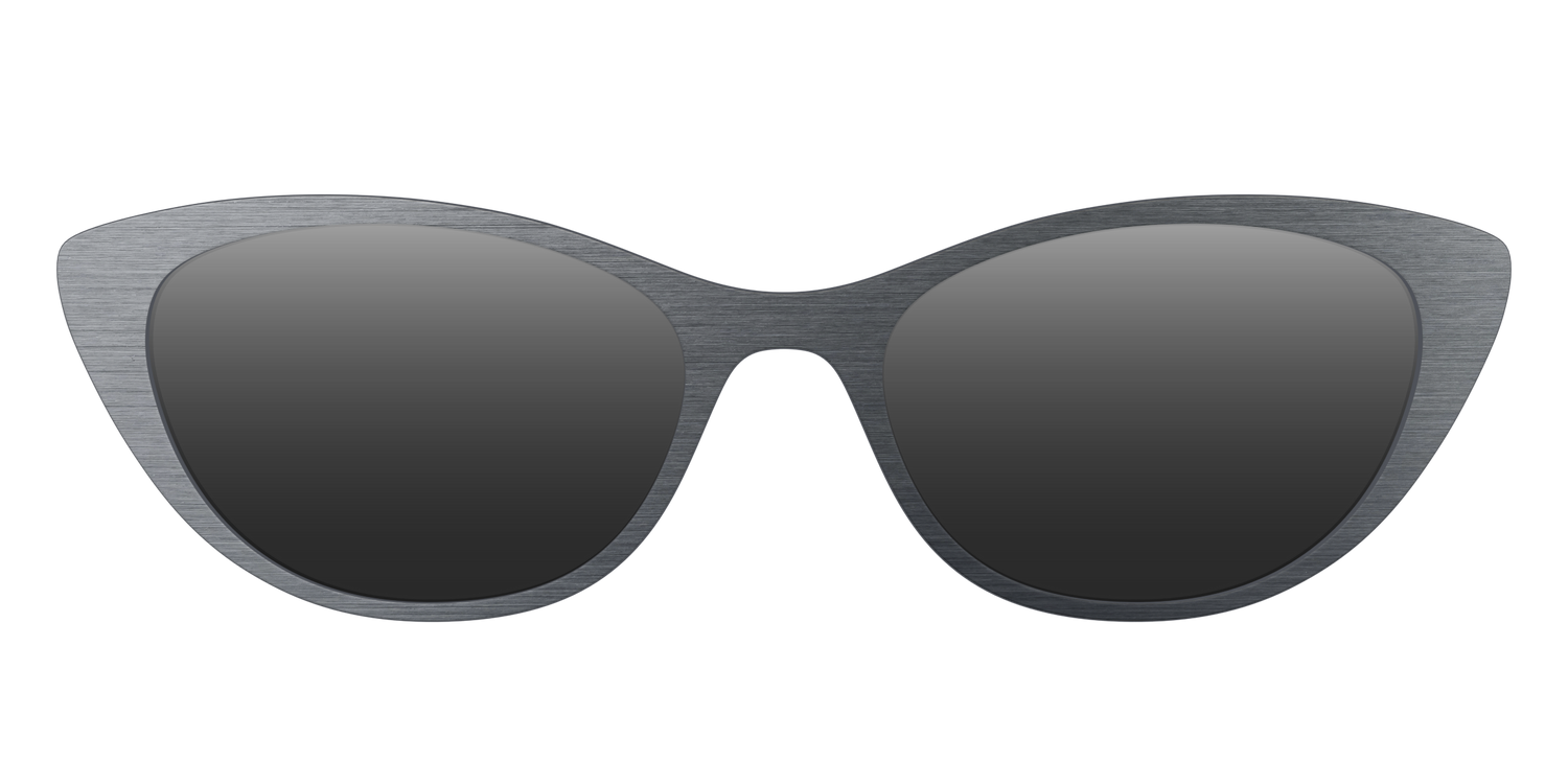 The Polarized Brushed Nickel Sun Top - Front Top Image - Pair Eyewear