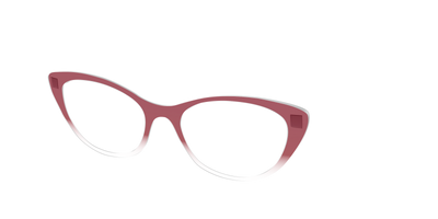 The Burgundy Gradient Crystal - Angle Top Thumbnail - Pair Eyewear