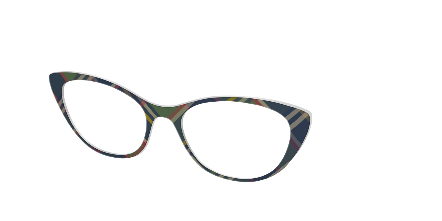 The Flannel Plaid - Angle Top Image - Pair Eyewear