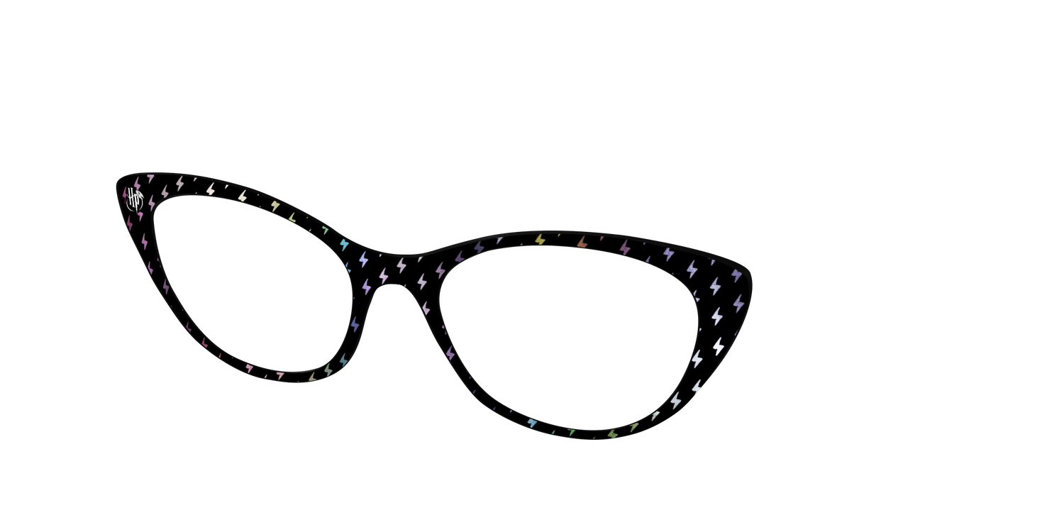 The Holographic Lightning Bolts - Angle Top Image - Pair Eyewear