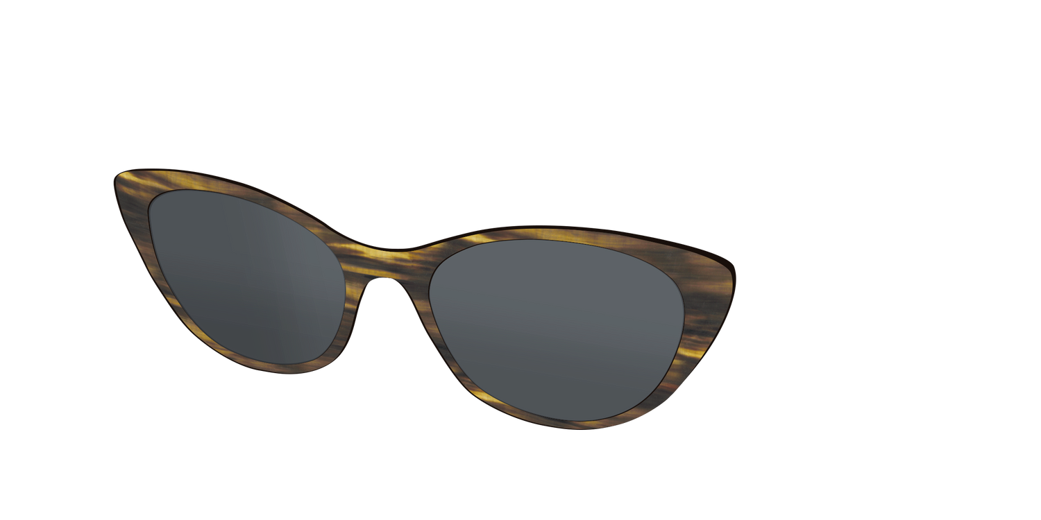 The Polarized Horn Sun Top - Angle Top Image - Pair Eyewear