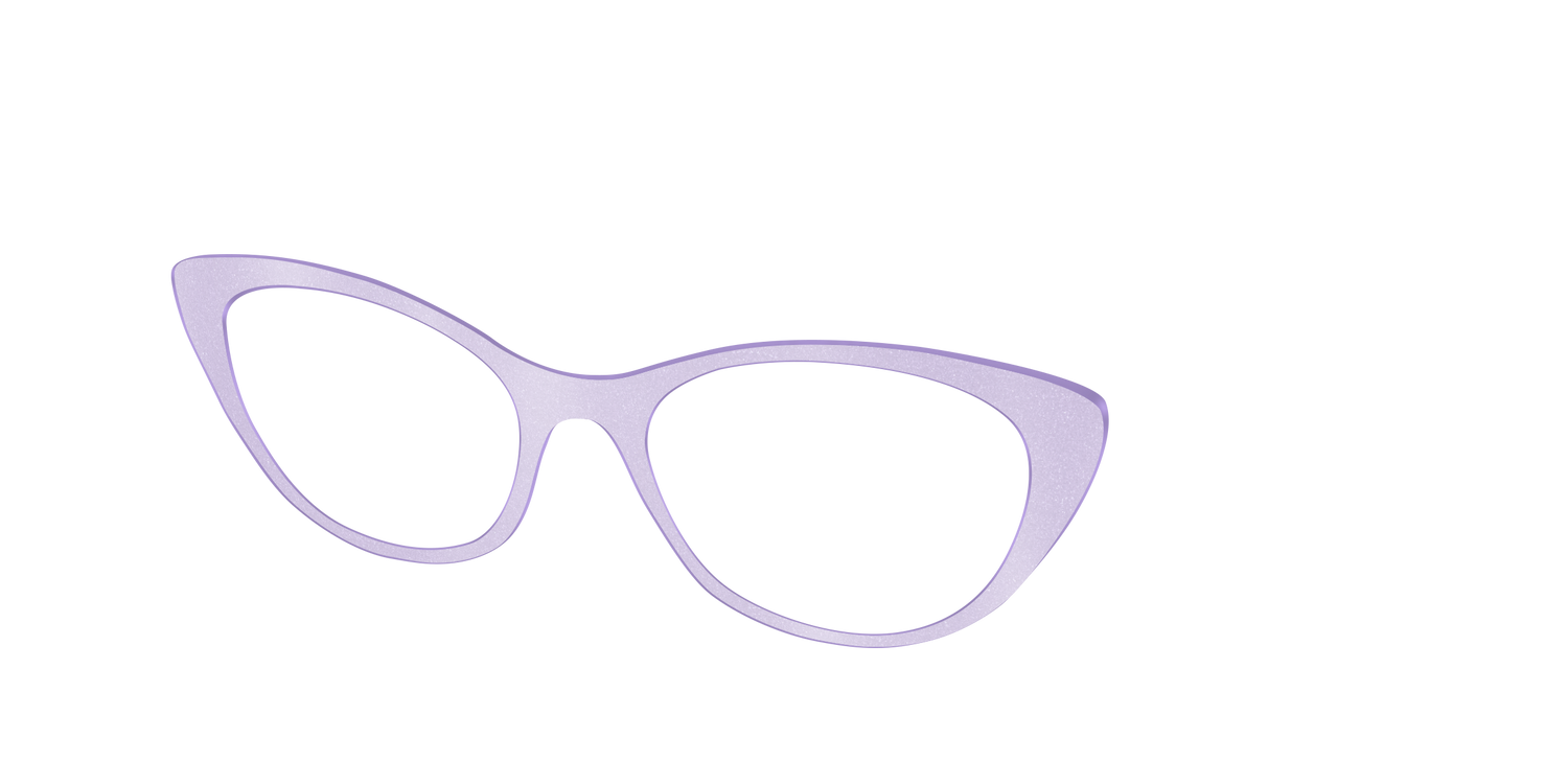 The Lavender Shimmer - Angle Top Image - Pair Eyewear
