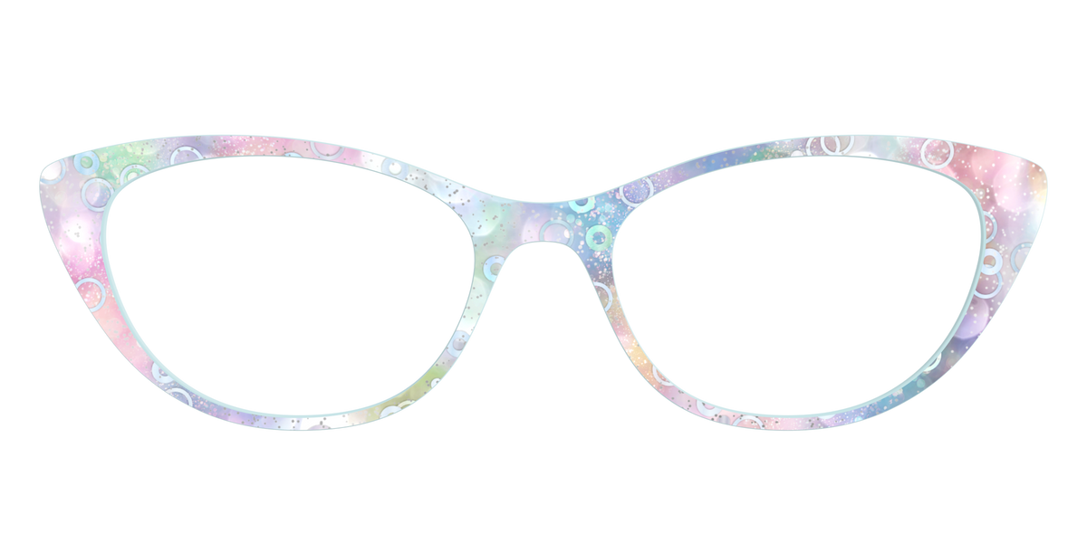 The Mermaid Bokeh with Bubble Glitter - Front Top Image - Pair Eyewear