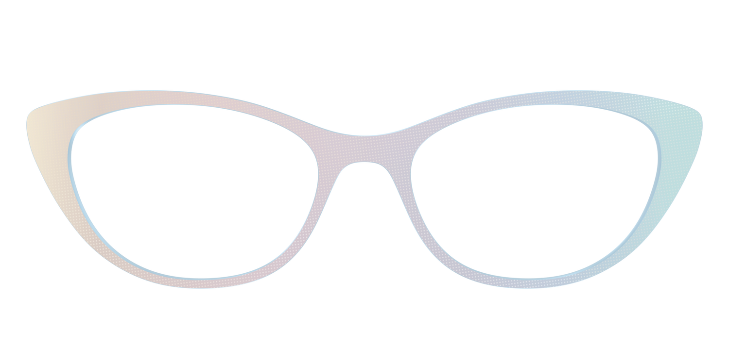 The Pastel Dot Iridescent - Front Top Image - Pair Eyewear