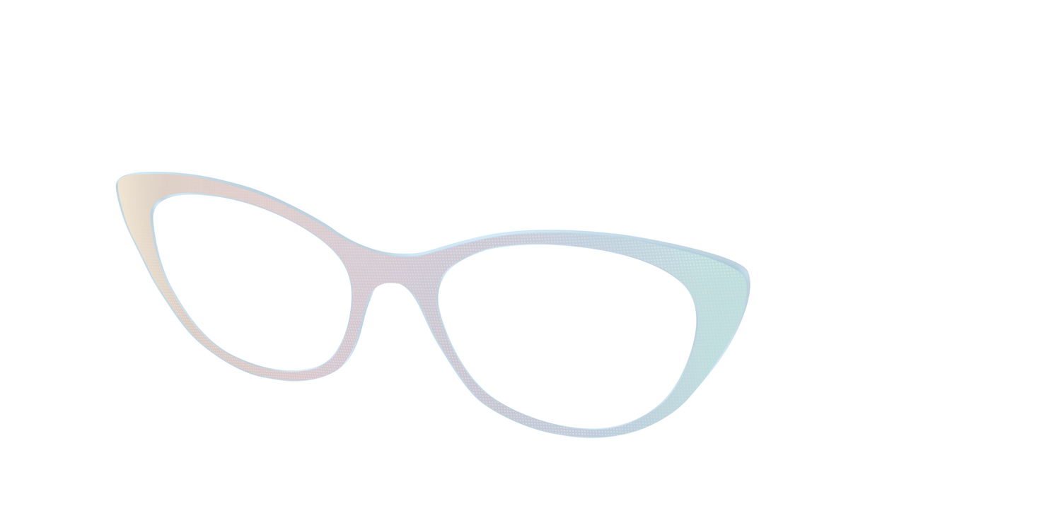 The Pastel Dot Iridescent - Angle Top Image - Pair Eyewear