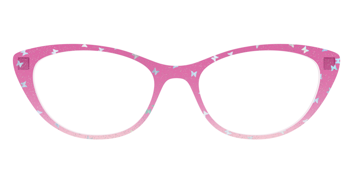 The Pink Butterfly Sparkle Crystal - Front Top Image - Pair Eyewear