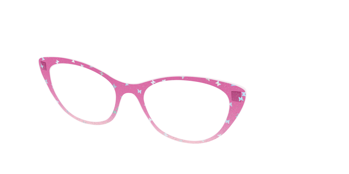 The Pink Butterfly Sparkle Crystal - Angle Top Image - Pair Eyewear