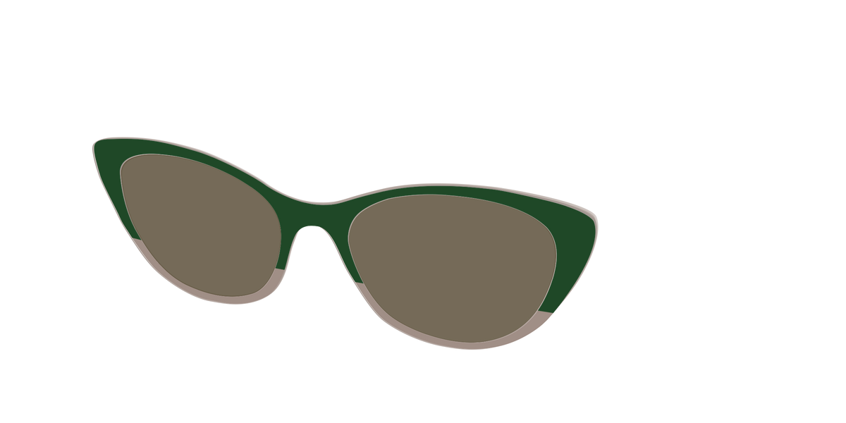 The Polarized Cedar & Sap Crystal Split Sun Top - Angle Top Image - Pair Eyewear
